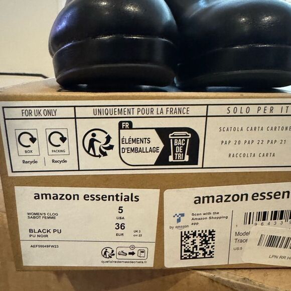 Amazon Essentials Women's Slip On Clog Size 5 - Picture 5 of 6